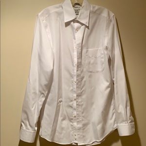 Jos A Banks white dress shirt button down